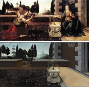 Jose Manuel Ballester và Lễ Truyền tin- La Anunciación-Da Vinci
